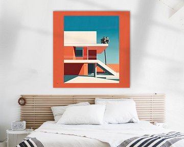 Bauhaus Poster Kunstdruk Ontwerp Architectuur van Niklas Maximilian