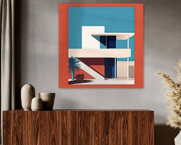 Bauhaus Poster Kunstdruk Ontwerp Architectuur van Niklas Maximilian