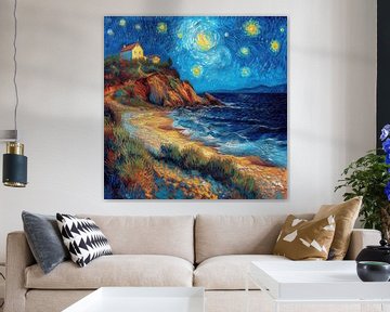 Mond Strand Meer Maritim von Niklas Maximilian