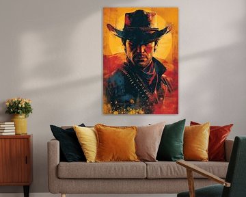 Cowboy Pop Art Western Wilde Westen van Niklas Maximilian