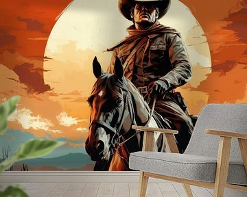 Cowboy Pop Art Western Wilde Westen van Niklas Maximilian