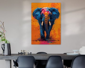 Pop Art Elefant von Niklas Maximilian