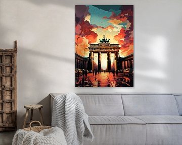 Berlin Brandenburger Tor Pop Art von Niklas Maximilian