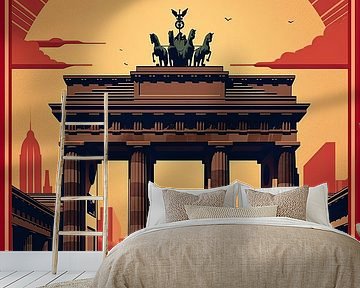 Berlin Brandenburger Tor Pop Art von Niklas Maximilian