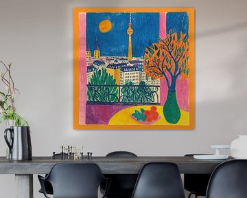 Berlin Skyline Poster Print sur Niklas Maximilian