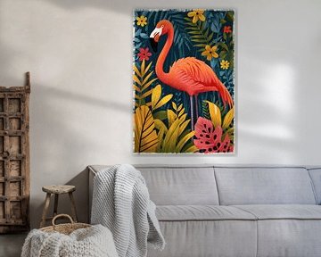 Flamant rose sur Niklas Maximilian