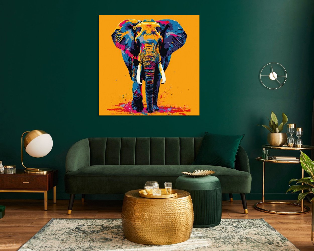 Example of the artwork in a room