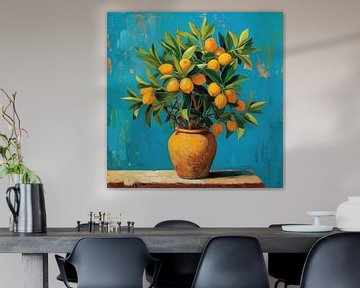 Zitronenbaum Zitrone Kunstwerk von Niklas Maximilian