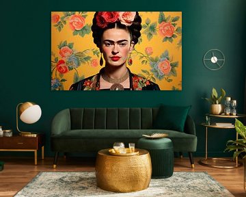 Frida Poster Kunstdruck von Niklas Maximilian