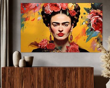 Frida Poster Kunstdruck von Niklas Maximilian