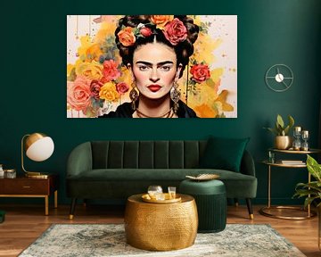 Frida Poster Kunstdruck von Niklas Maximilian