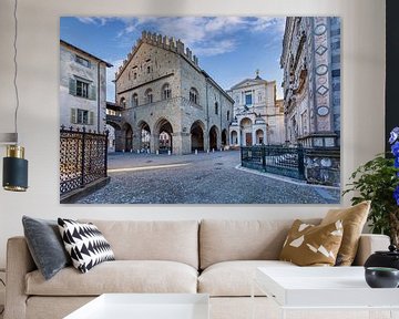 Palazzo della Ragione, Bergamo Cathedral, Basilica of Santa Maria Maggiore by Melanie Viola