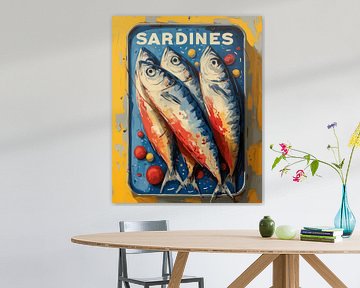 Sardines colorées sur Studio Allee