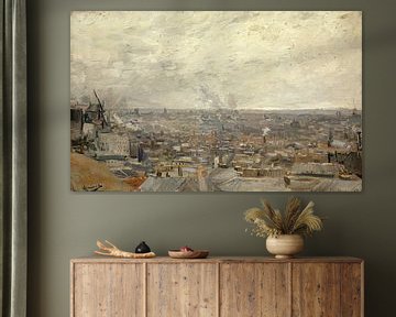 Vue de Montmartre, Vincent van Gogh - 1886