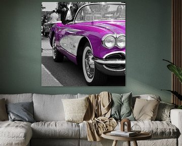 Corvette C1 Purple  van Titus Dingjan