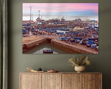 Essaouira port in Morocco Africa at sunset by Eye on You
