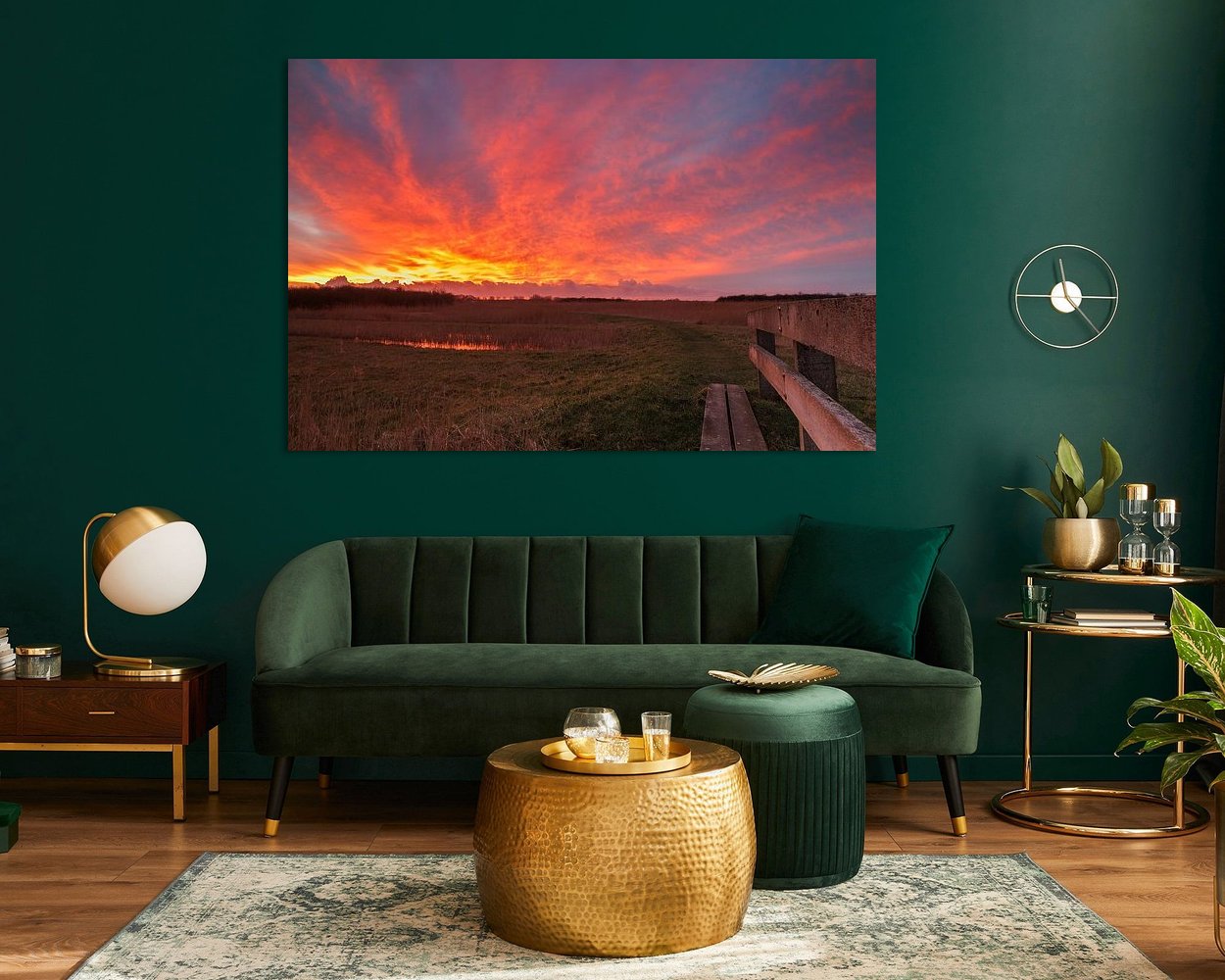 Example of the artwork in a room