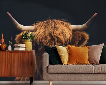 Glow of the Highlands - Scottish Highlander in Portrait by Eva Lee