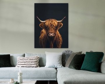 Glow of the Highlands - Scottish Highlander in Portrait by Eva Lee