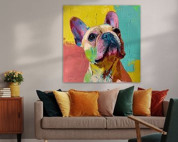 Bouledogue sur Art Merveilleux