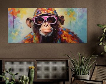 Chimpanzé sur Art Merveilleux