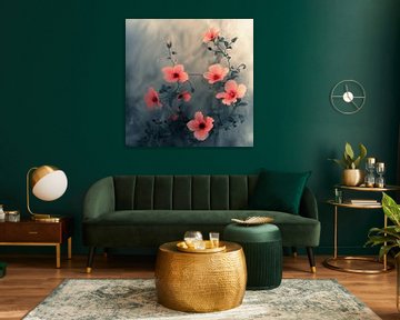 Peinture de coquelicots sur Dakota Wall Art