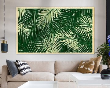 Graphic Palm Leaves by ByNoukk