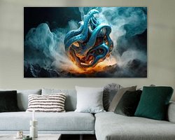 Example of the artwork in a room