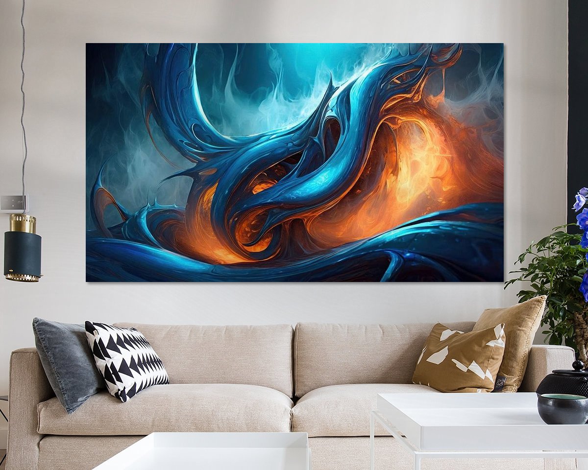 Example of the artwork in a room