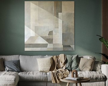 Geometrische Formen in Schichten von Wunderbare Kunst