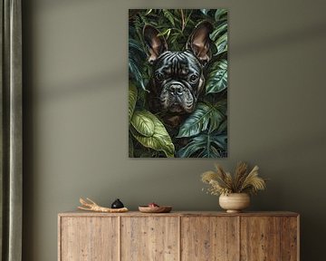 Bulldog réaliste sur Art Merveilleux