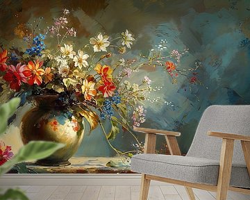 Klassiek Bloemstilleven | Bloei van Blikvanger Schilderijen
