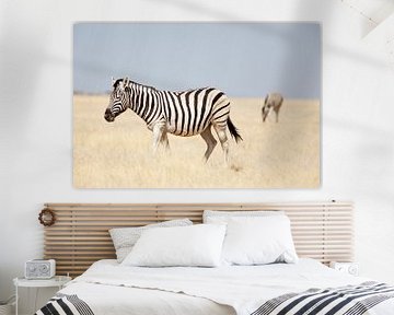 Zebras in Etosha NP Namibia by Ellen van Drunen