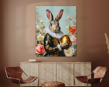 Osterhase mit dem goldenen Ei von But First Framing