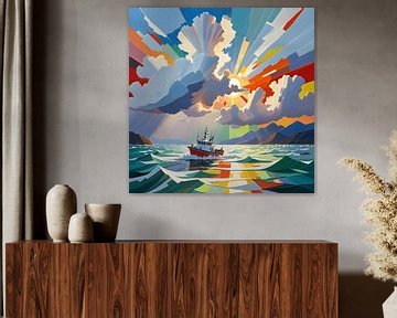 Nautic Expression one van VriesWol WallArt