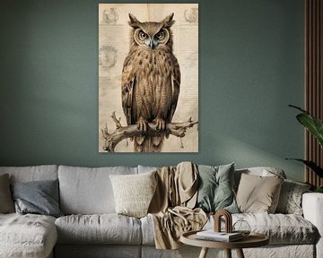 Vintage owl by haroulita