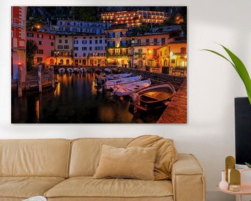 Der malerische kleine Hafen von Limone sul Garda von FotoBob