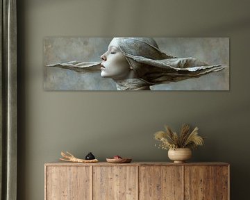 Modern Woman Image | Hushed Stone Grace by Art Whims