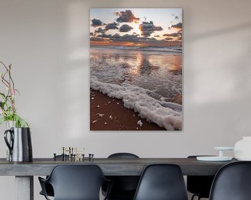 Zonsondergang op het strand van Yanuschka Fotografie | Noordwijk