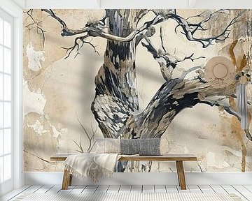 Naturkunstwerk | Kahler Baum von Wunderbare Kunst
