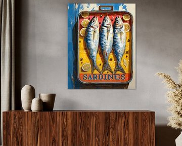 Sardines colorées sur Studio Allee