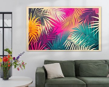 Neon Palmblad Fantasie van ByNoukk