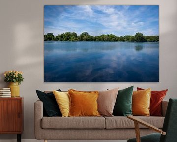 Lake and a blue sky