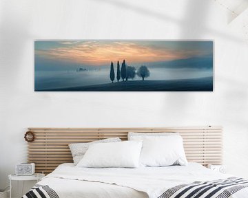 Matin d'été en Toscane