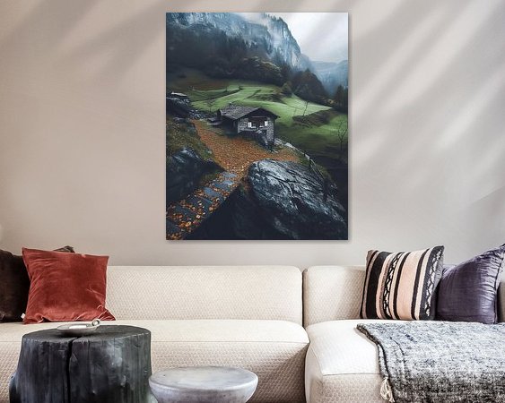 Example of the artwork in a room