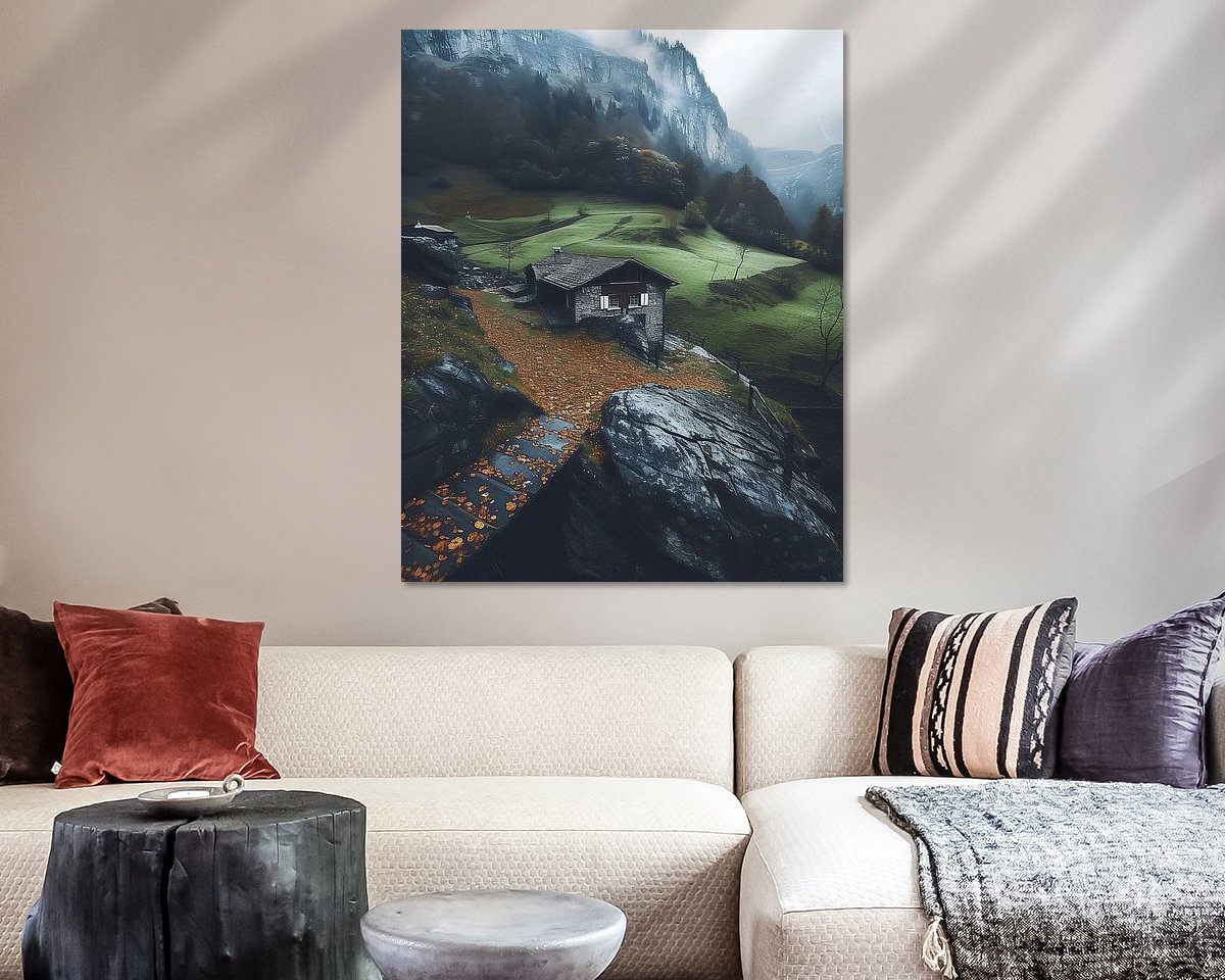 Example of the artwork in a room