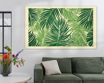 Tropical Green Mosaic by ByNoukk
