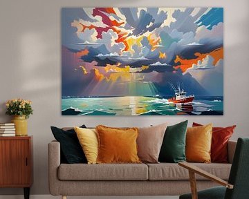 Nautic Expression vier von VriesWol WallArt