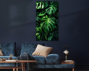 Monstera's Grünes Herz von ByNoukk