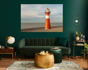 Noorderhoofd lighthouse near Westkapelle (NL) by Ingrid Bergmann  Fotografie